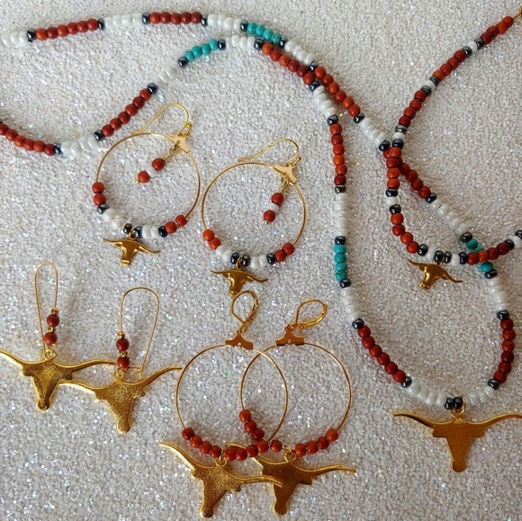 UT LONGHORN Earrings - Picture 2 of 2